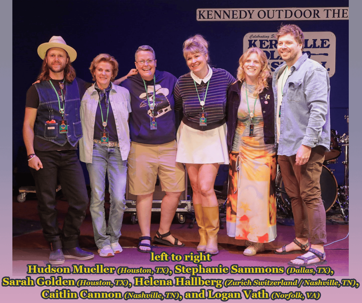 Kerreville Folk Festival Grassy Hill New Folk Winners